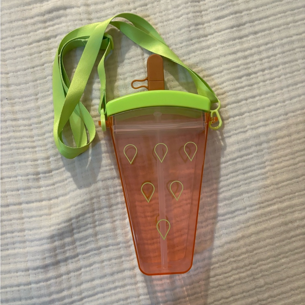 Orange and Green Popsicle Crossbody Drink Bag